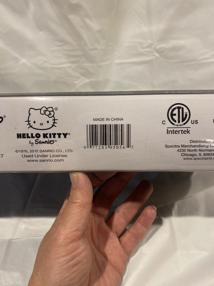 Hello Kitty Flat Iron/Straightening Iron Black