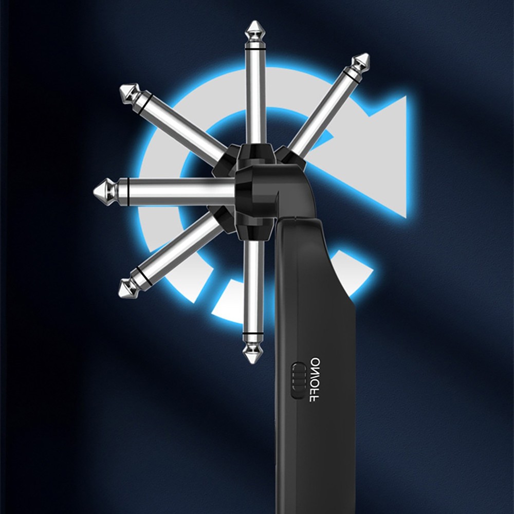 Professional UHF Wireless Guitar System Transmitter Receiver Type-C Charging