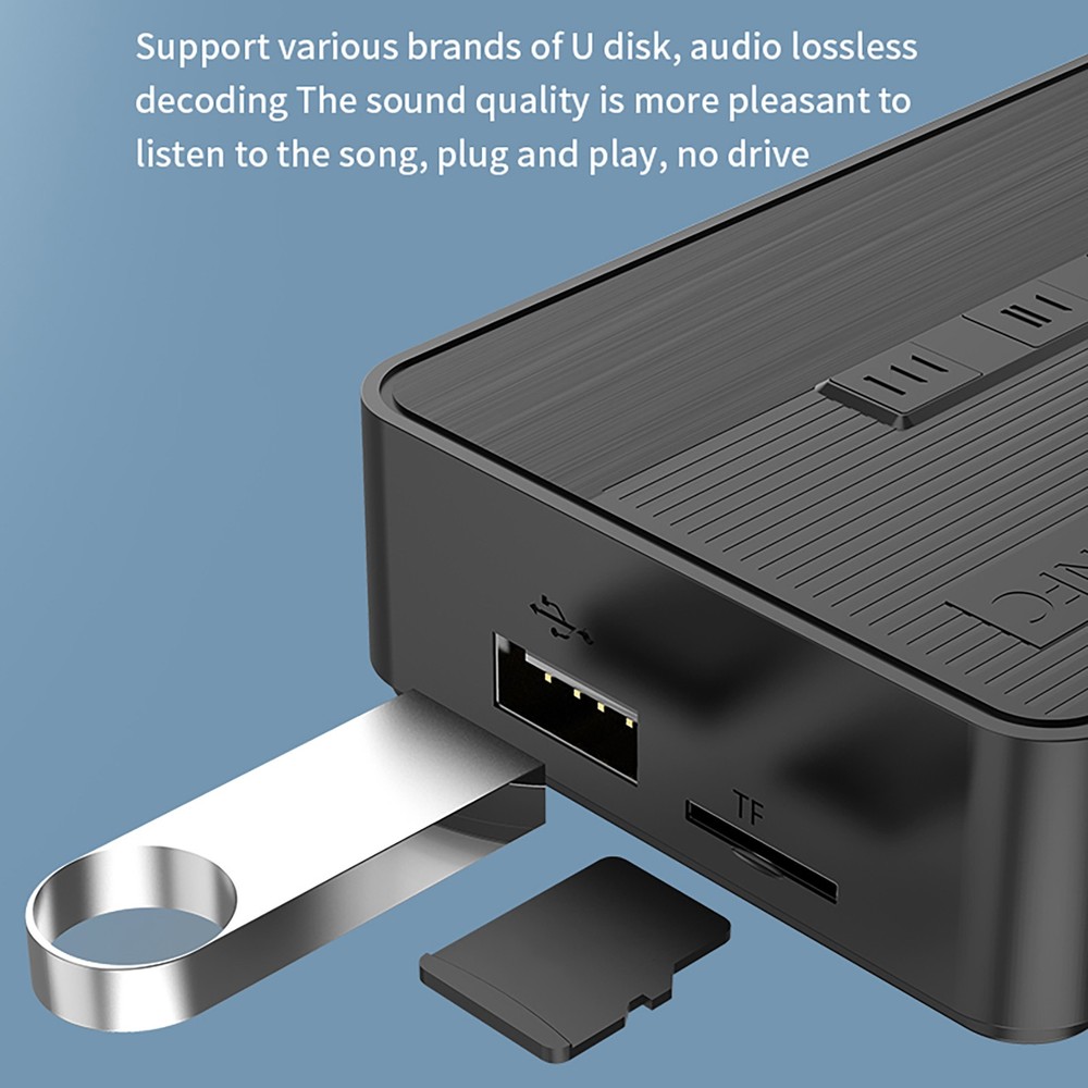 Wireless NFC Bluetooth 5.3 Audio Receiver NFC HiFi Music Adapter