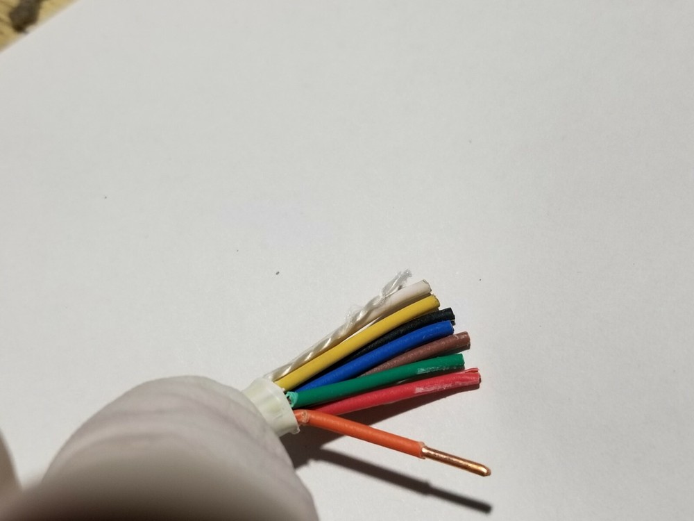 Southwire Genesis 4766 18/8C Solid Plenum Thermostat Cable CL2P White /50ft