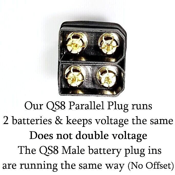 RCP-QS8 Parallel or Series Plug (No Wire Version)