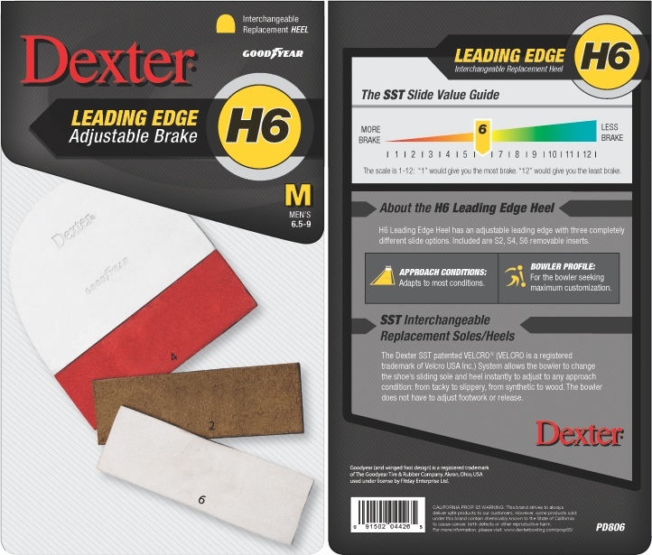 *NEW* Dexter H6 Leading Edge Heel Medium