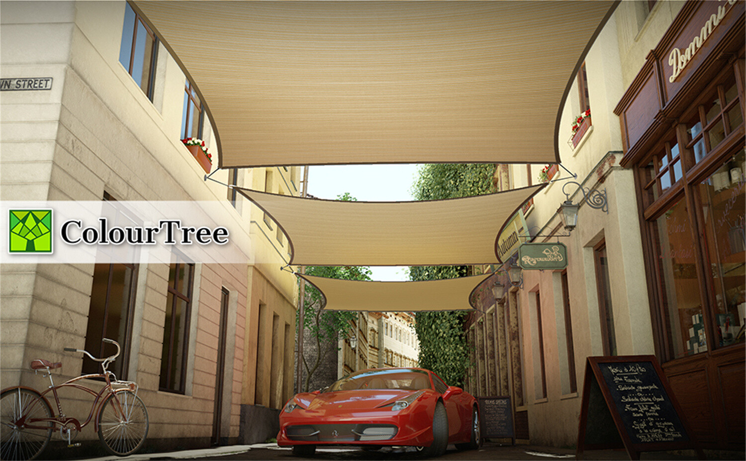 ColourTree Hardware Kit for Sun Shade Sail Triangle Rectangle Installation