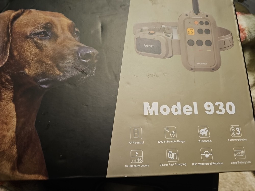 Patpet Dog Training Shock Collar with Remote - Model 930