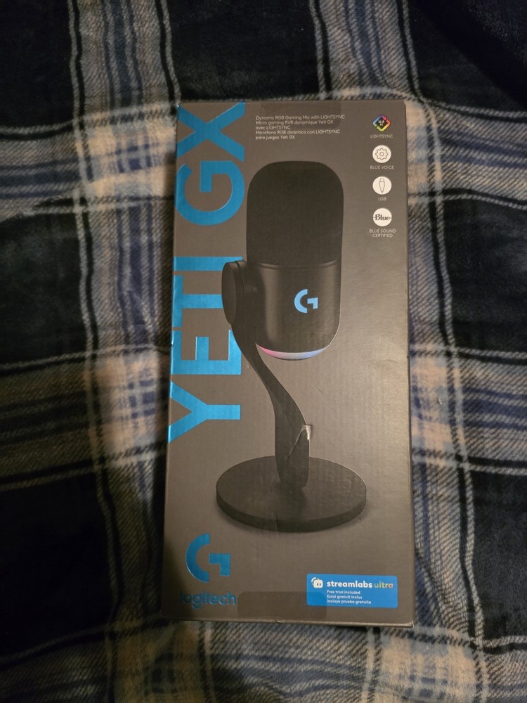 Logitech - Yeti GX Wired Supercardioid Dynamic Gaming Microphone with LIGHTSYNC