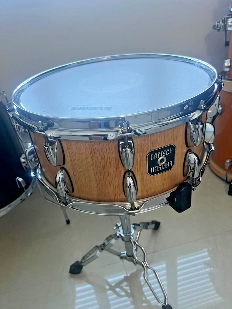 Gretsch 6.5X14 Solid Stave Oak Snare Drum