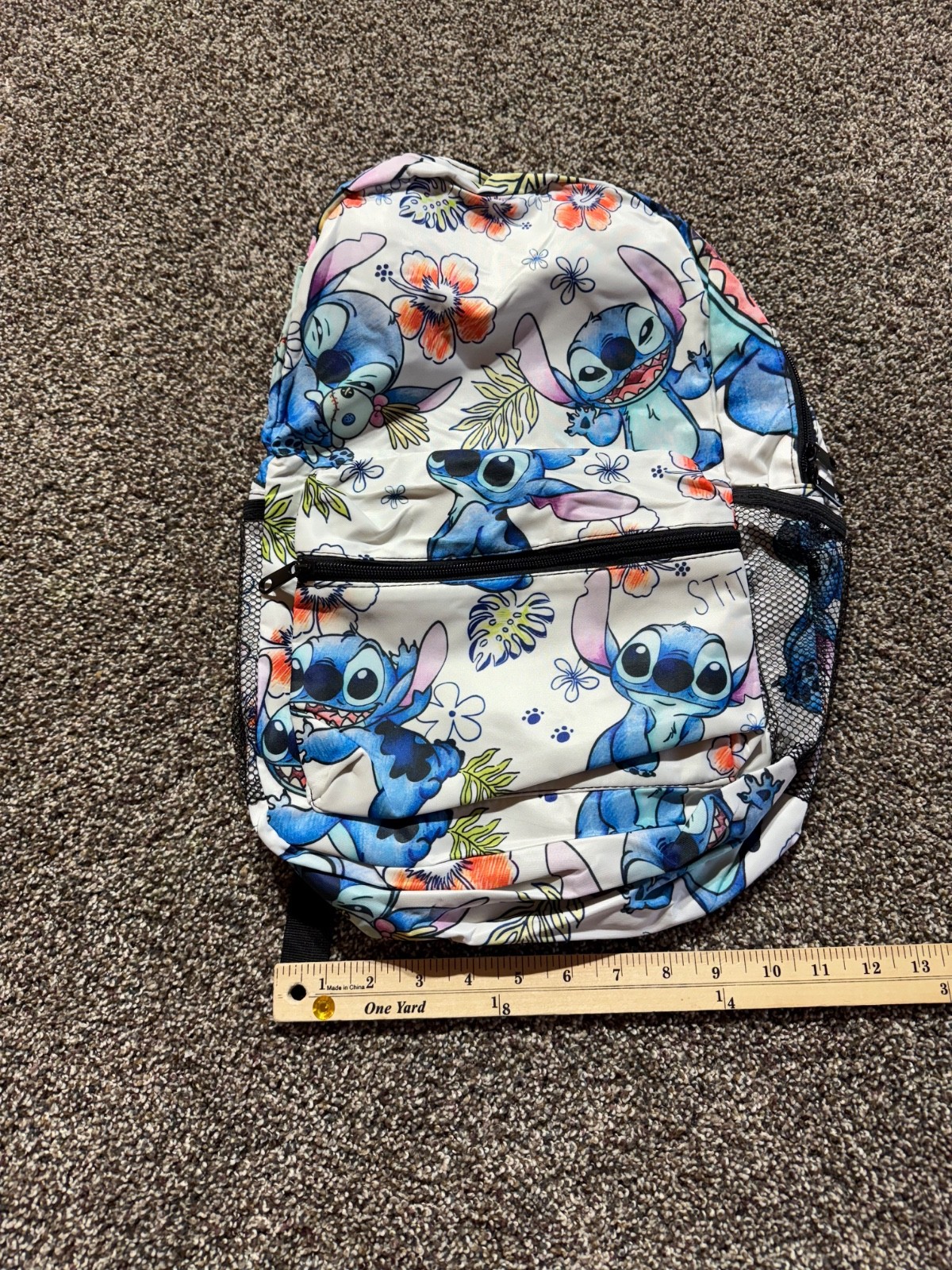 Disney Lilo & Stitch Stitch All Over Print Book Bag School Backpack