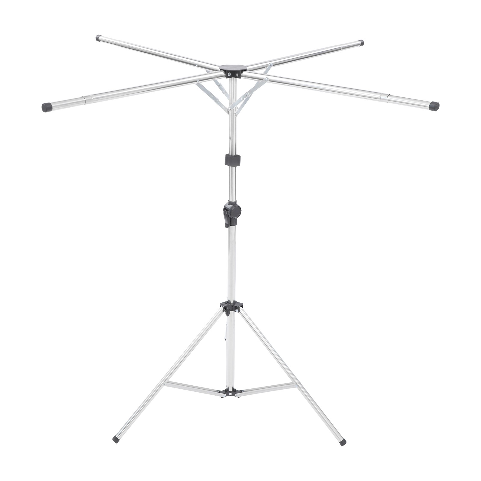 Folding Tripod Clothes Drying Rack Adjustable Clothes Rack X-Shaped Clothes Rack