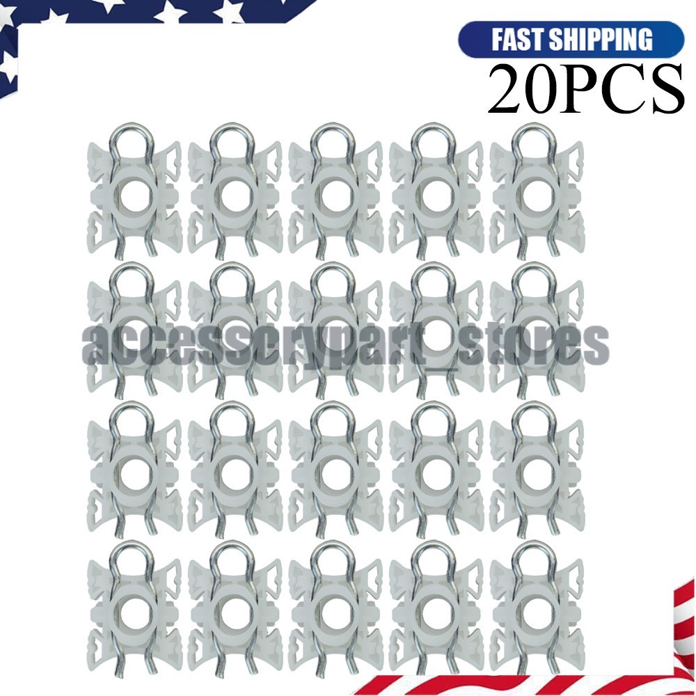 20x Window Regulator Sliding Pivot Clips For BMW E32 E34 E36 Z3 Z4