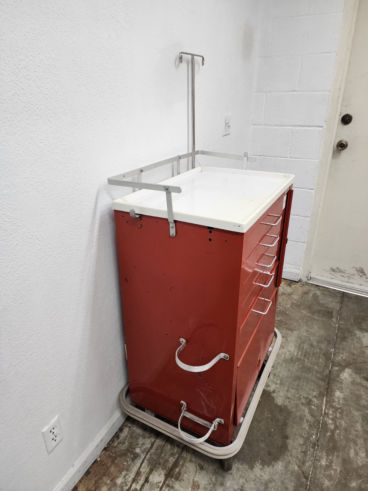 Waterloo Uni-Cart Medical Lab Mobile Storage Cart 6 Locking Drawers, Tool Box