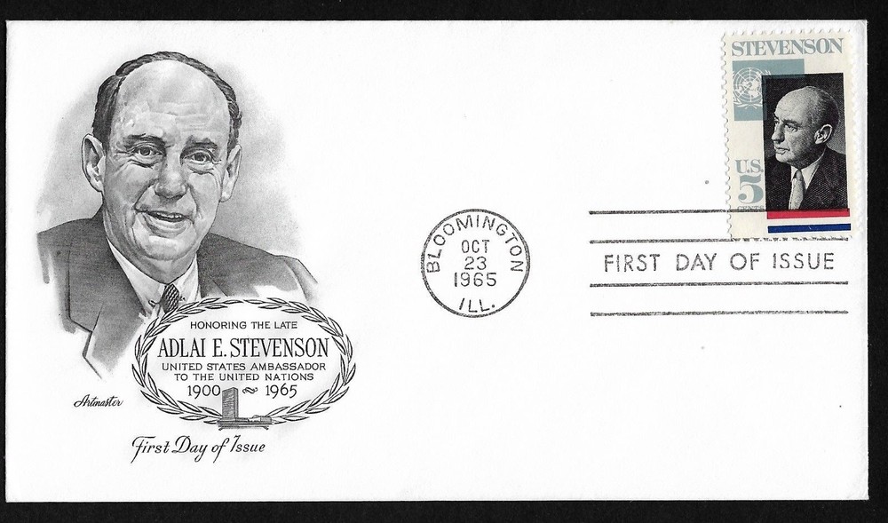 #1275 5c Adlai E. Stevenson - Artmaster FDC