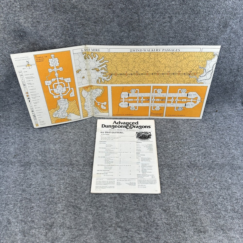 AD&D Module UK6 All That Glitters... TSR 9126 - 1984