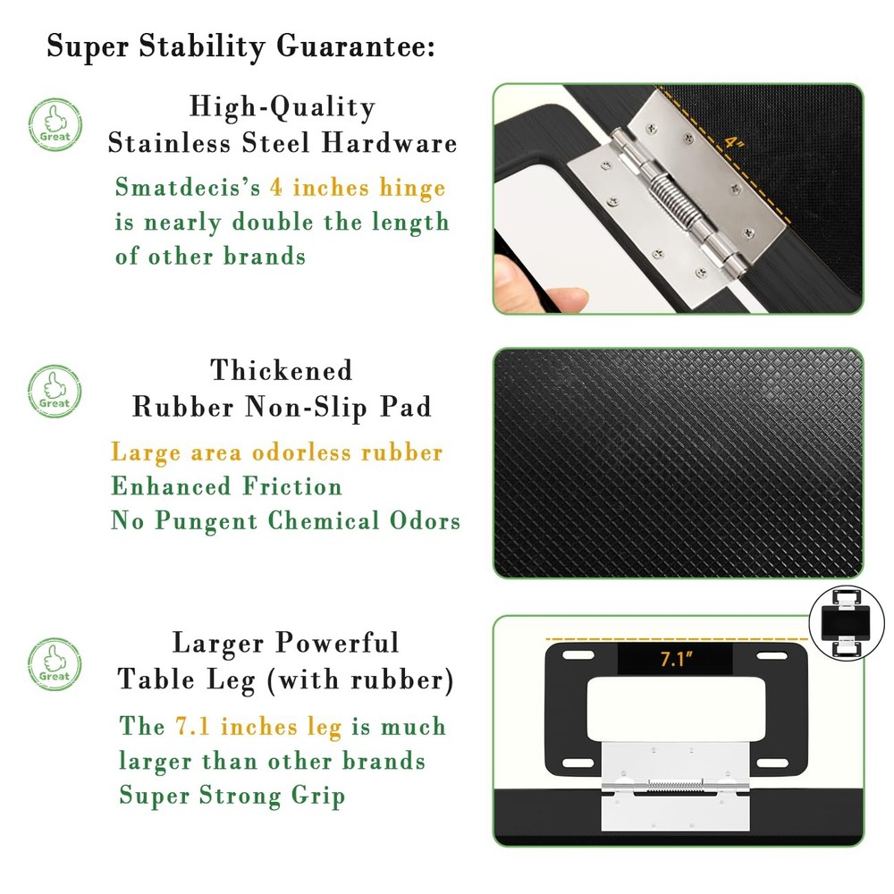 Couch Arm Tray Table Sofa Arm Clip Table, Armrest Tray Table Suitable for Hom