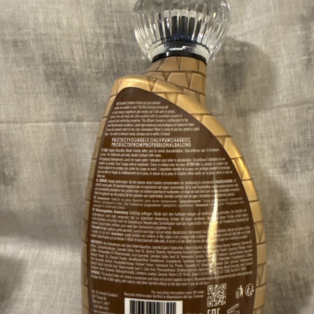 DEVOTED CREATIONS FORTUNE BRONZER ANTI-AGING TANNING LOTION