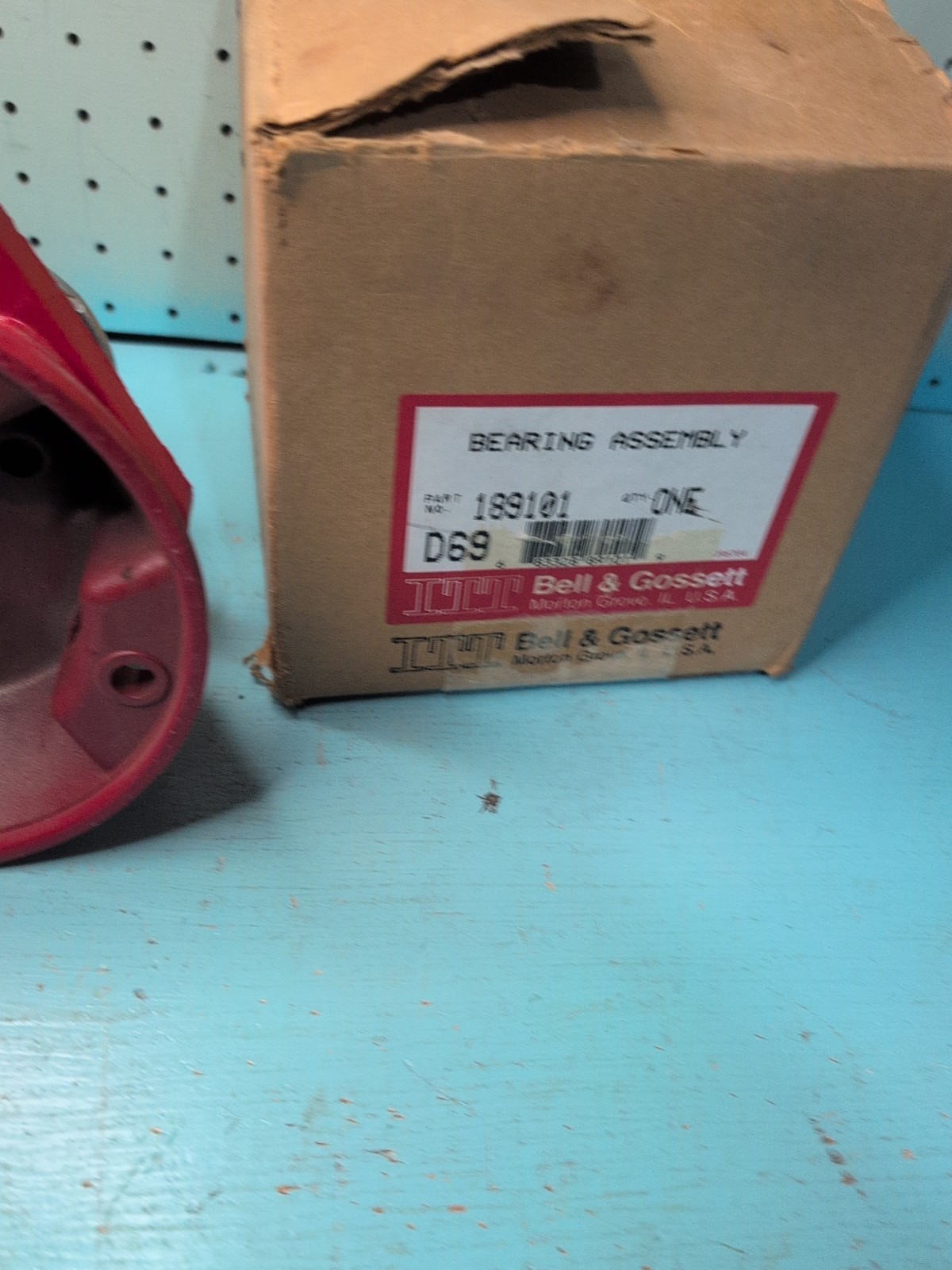 Bell & Gossett 189101 Series 100 Booster Pump Bearing Assembly w/Impeller - NOS