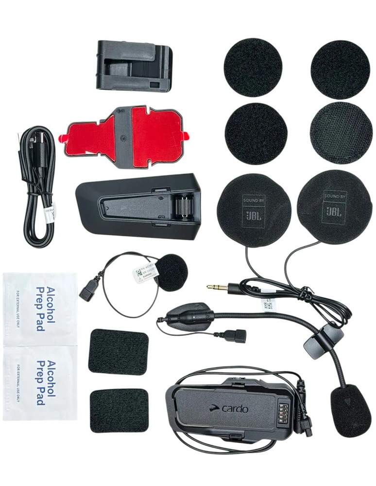 Cardo Packtalk PRO single soft box Delivery in 4/8 days