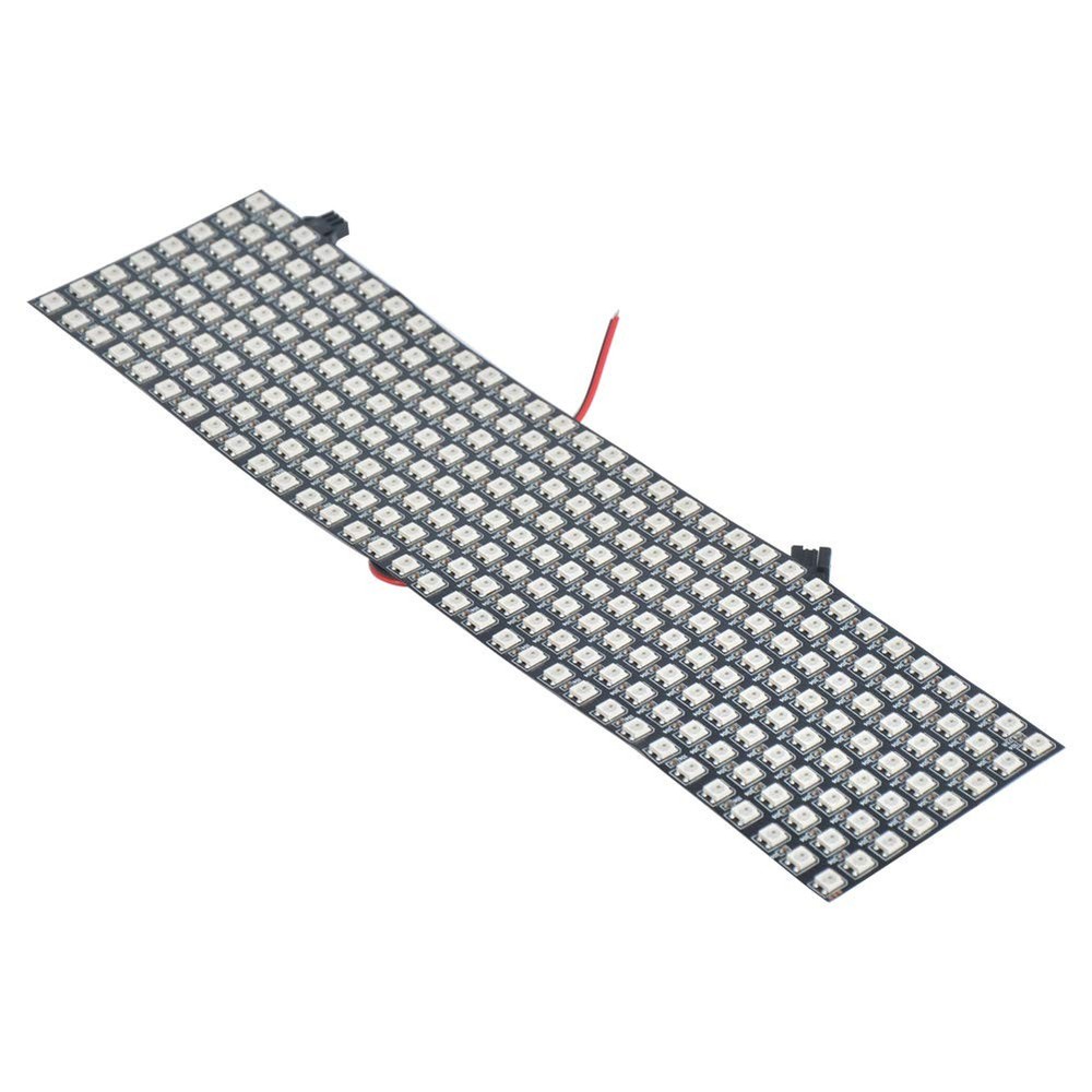 8x32 LED Matrix 256 Pixels WS2812B Digital Flexible LED Panel Individually Ad...