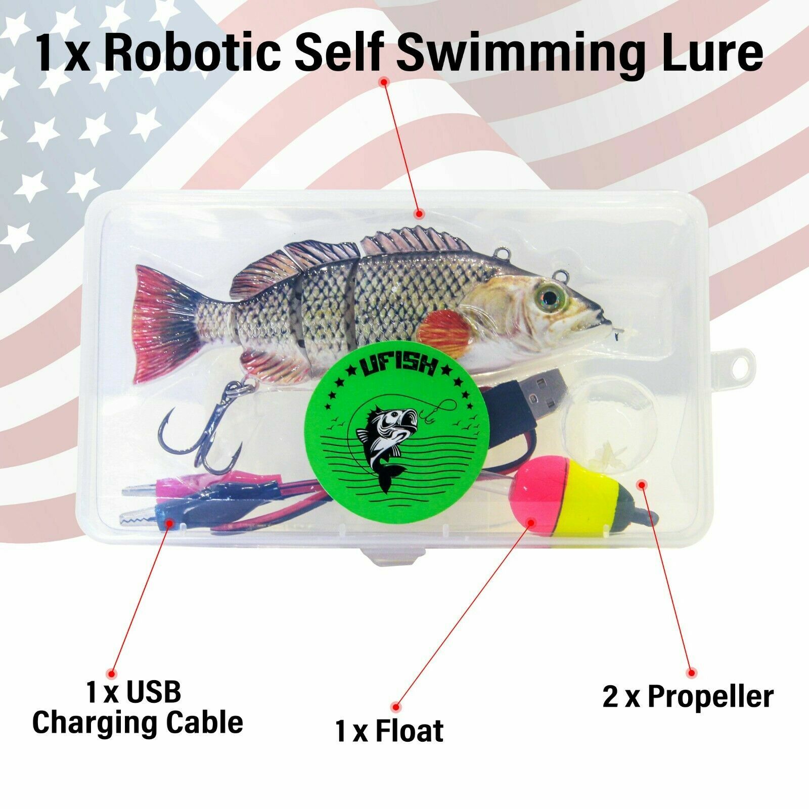 Best Fishing Lures for Pike, Bass, Walleye. Self Swimming Rechargeable Baits