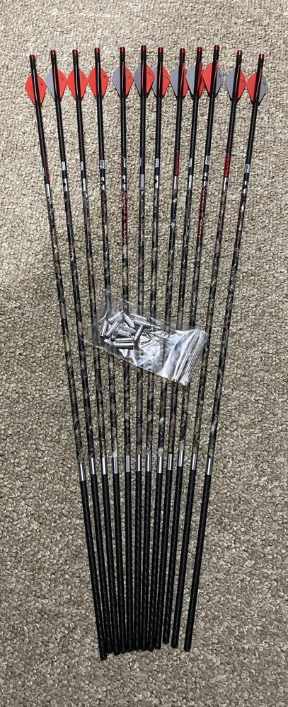 NEW CARBON EXPRESS MAXIMA RED CNTR BULK 400 12PK WITH INSERTS GREY/WHITE