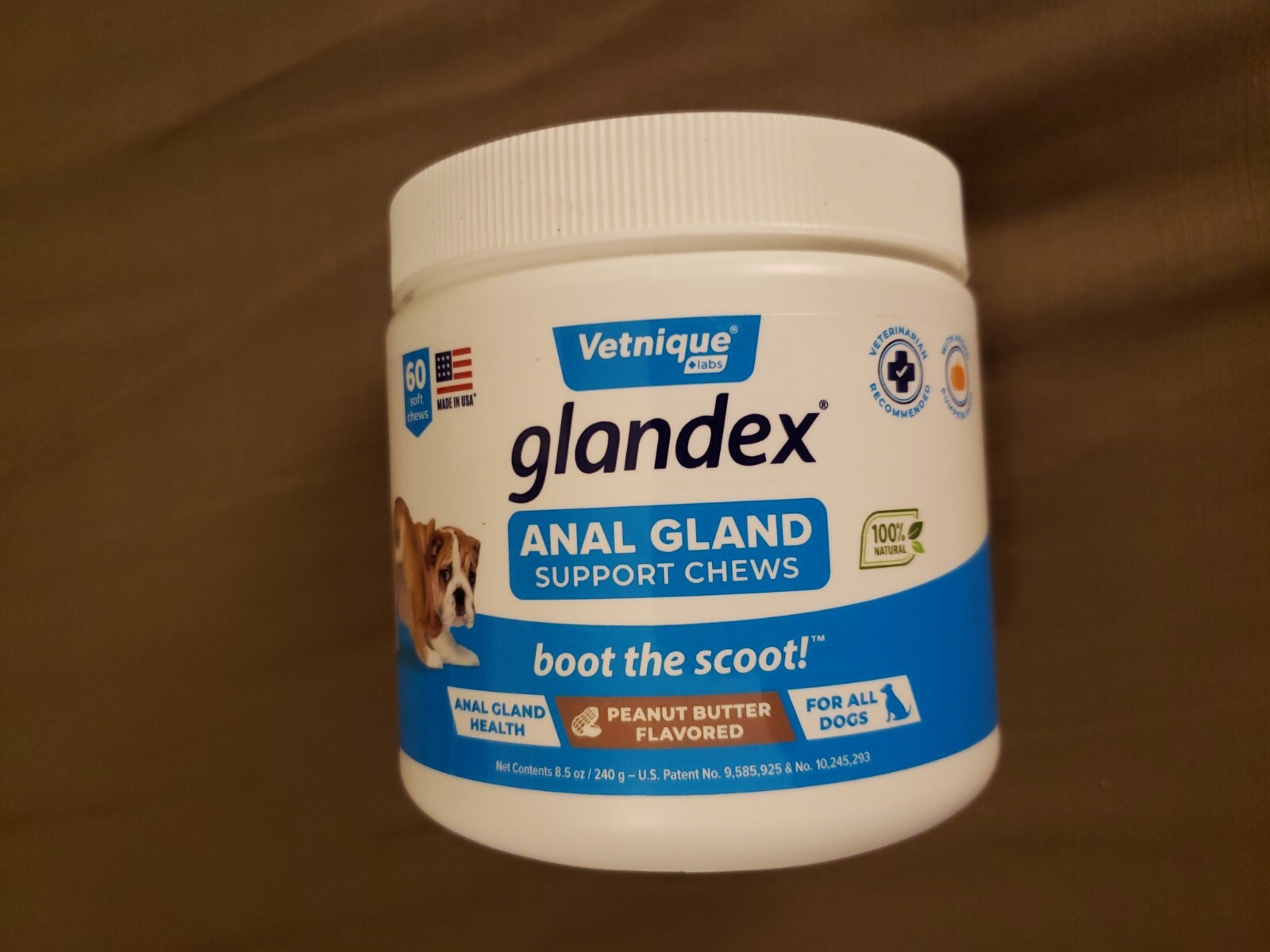 Glandex GSC60-44980 Peanut Butter Soft Chews ex 07/2027- 60 Count