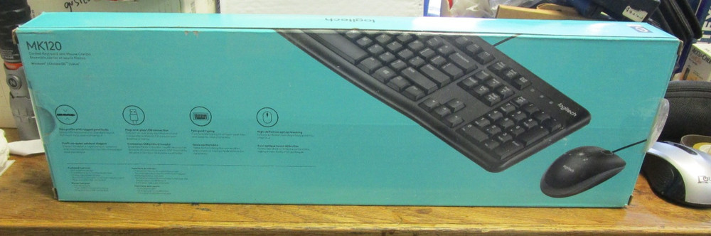 Logitech MK120 (920-002565) Wired Keyboard and Mouse Combo