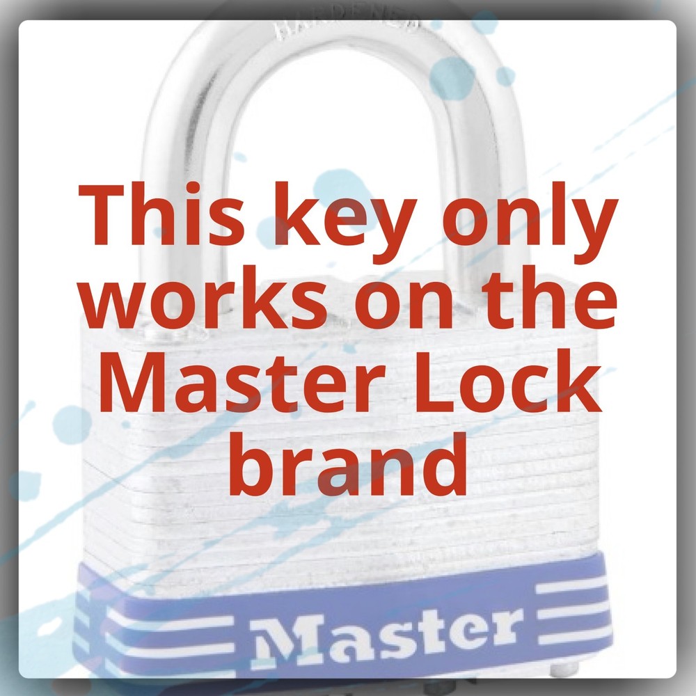 Master lock Padlock Replacement Key Cut to Code 2001-2250