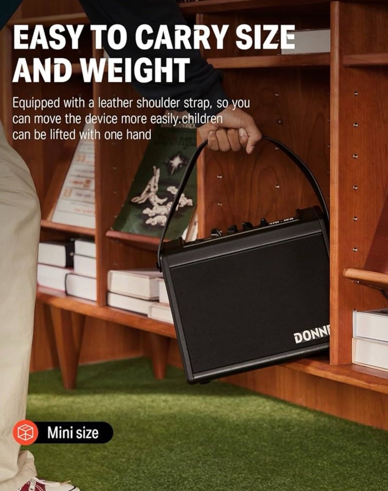 Donner Mini Electric Drum Amp 20W Wireless Electronic Drum Amplifier Bluetooth