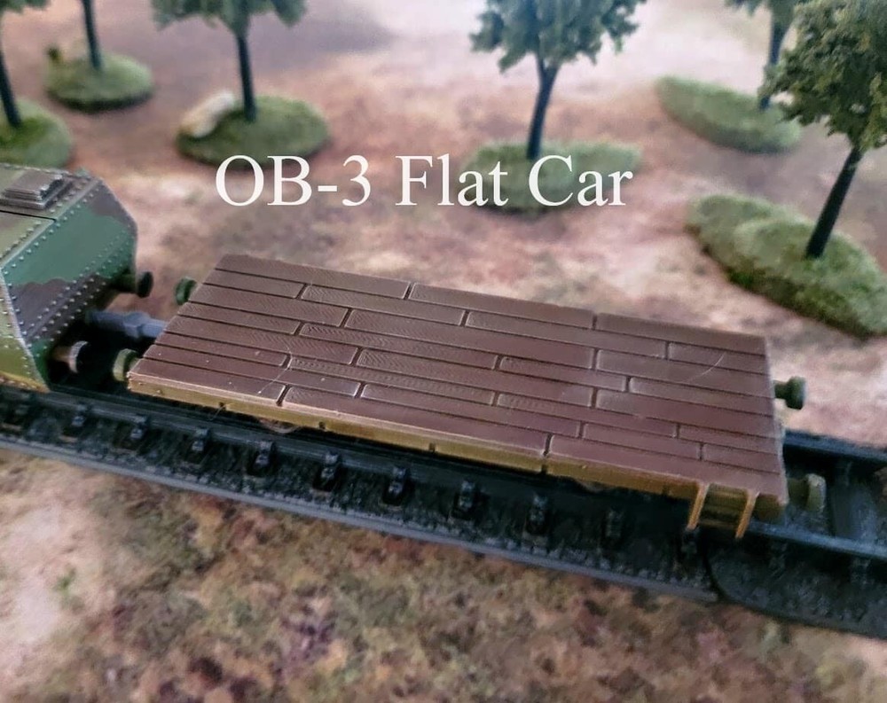 Soviet Armored Train w/tracks 20mm 1/87