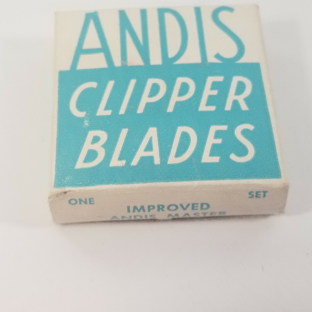 Vintage Andis Clipper Blades Box Only Improved Andis Master