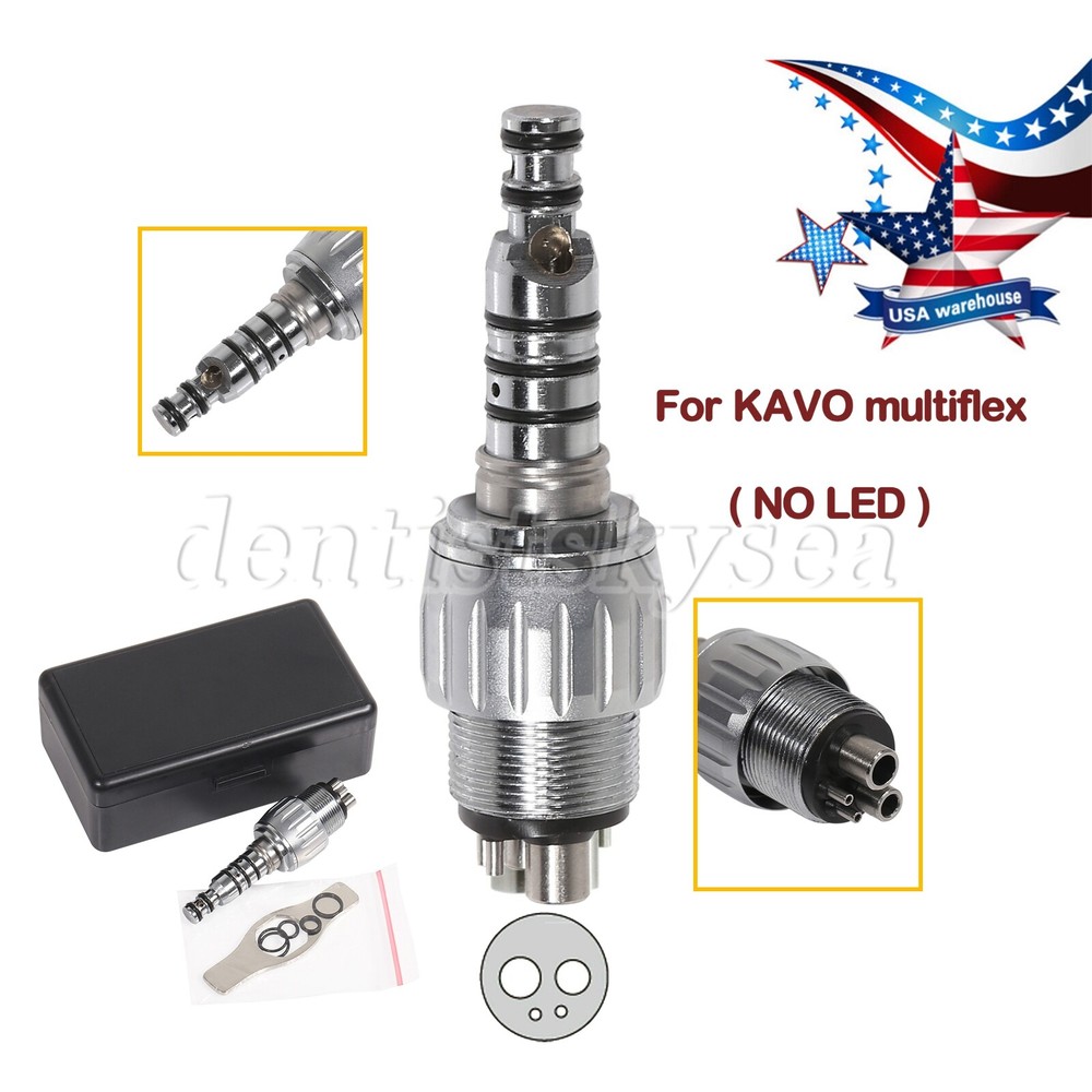 Dental KaVo MULTIflex Type Coupler 4 Hole High Speed Handpiece Quick Coupling US