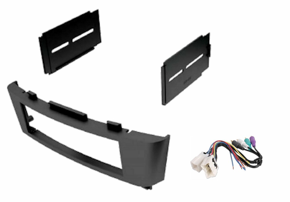 Single Din Dash Kit For Nissan Sentra Stereo Install with Wire Harness Premium