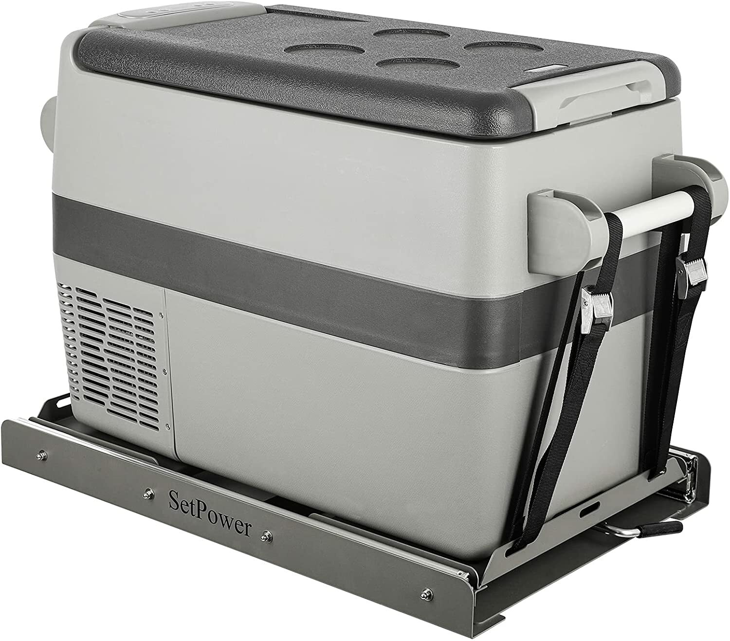 SetPower 31/42/53QT Truck Refrigerator 12V Portable Fridge Freezer With Slide