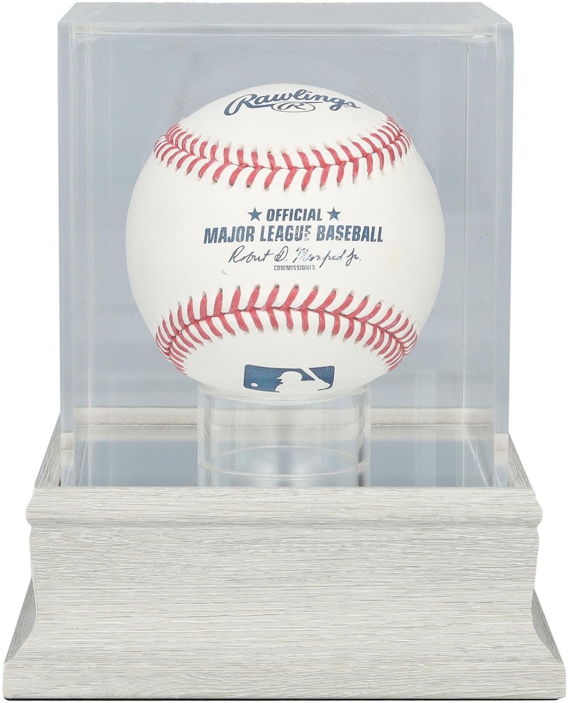Slate Gray Baseball Display Case UV Protected