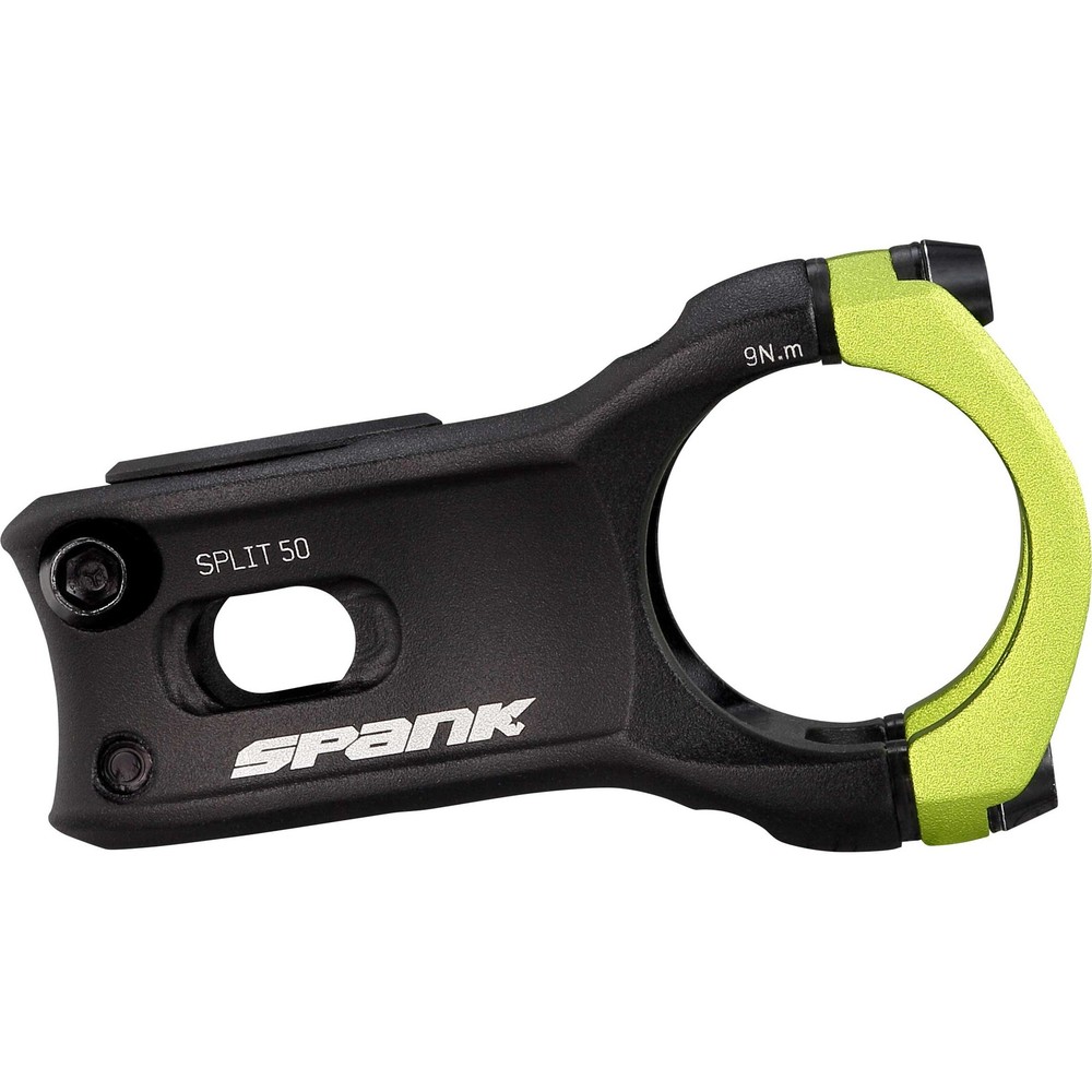 SPANK SPLIT 35 Stem 50mm Green Aluminum Highly Weight-Optimized Single Crown