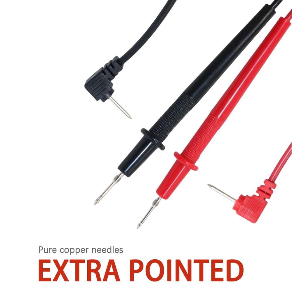 2Pcs Multimeter Test Leads, 1000V10A Multimeter Leads