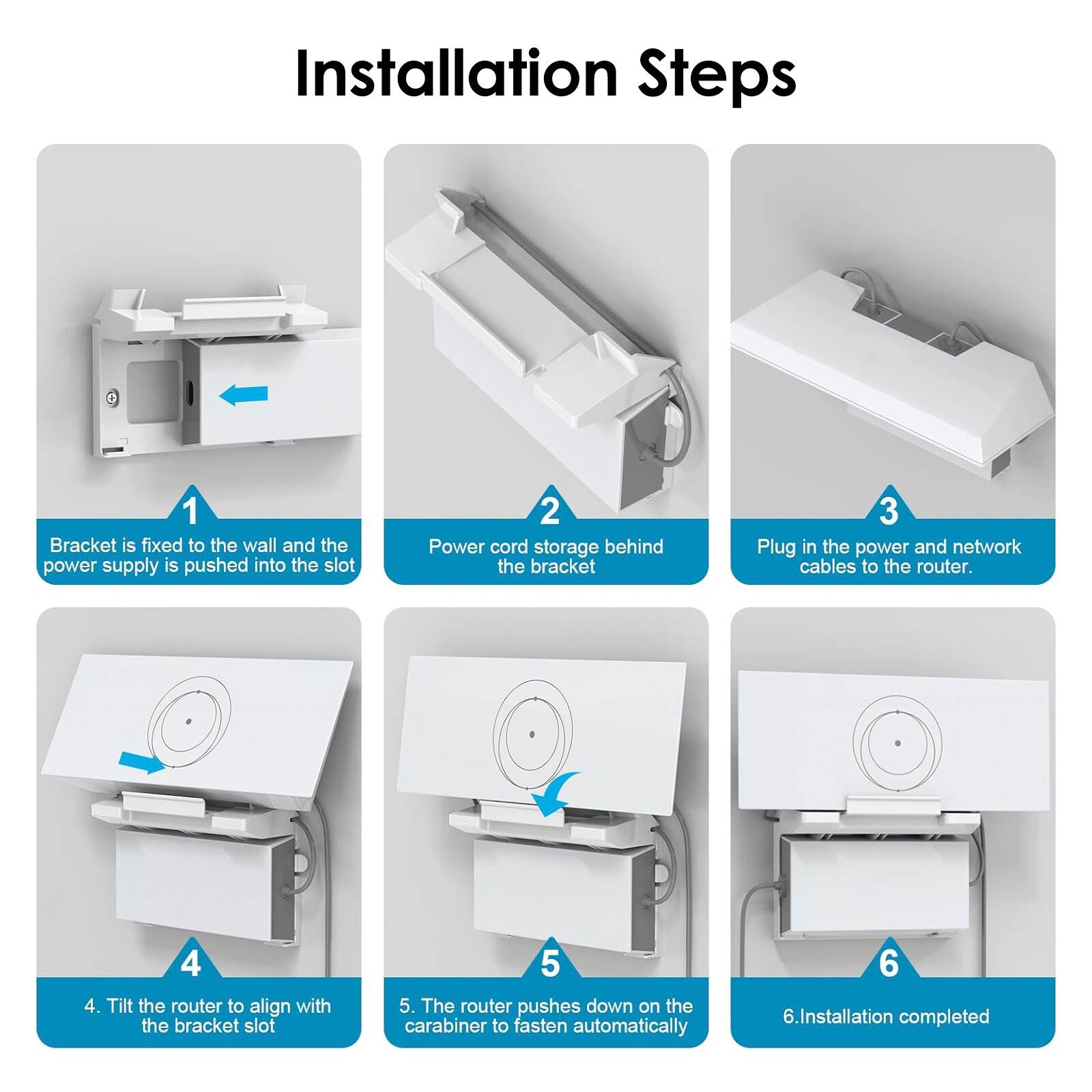 Starlink Gen 3 Mount Starlink V3 Router Wall Mount and Power Supply Brackets