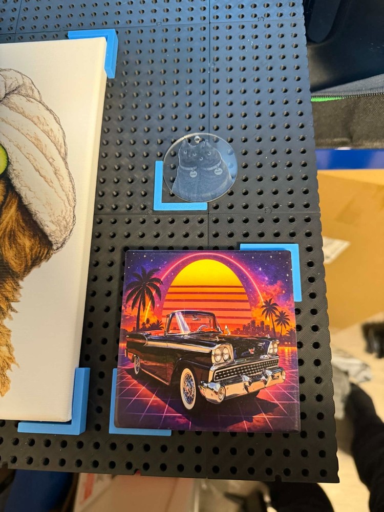 EufyMake E1 UV Printing Alignment Jig System | Modular Corner Guides, Batch Tool