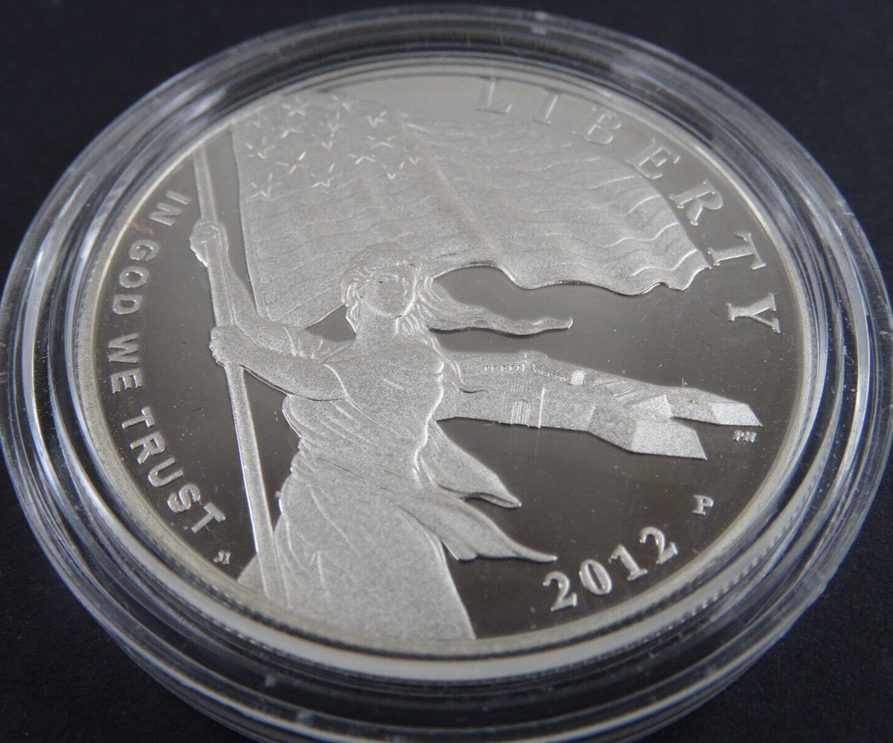 2012-P Star Spangled Banner Proof Silver Dollar US Mint Commemorative $1 Capsule
