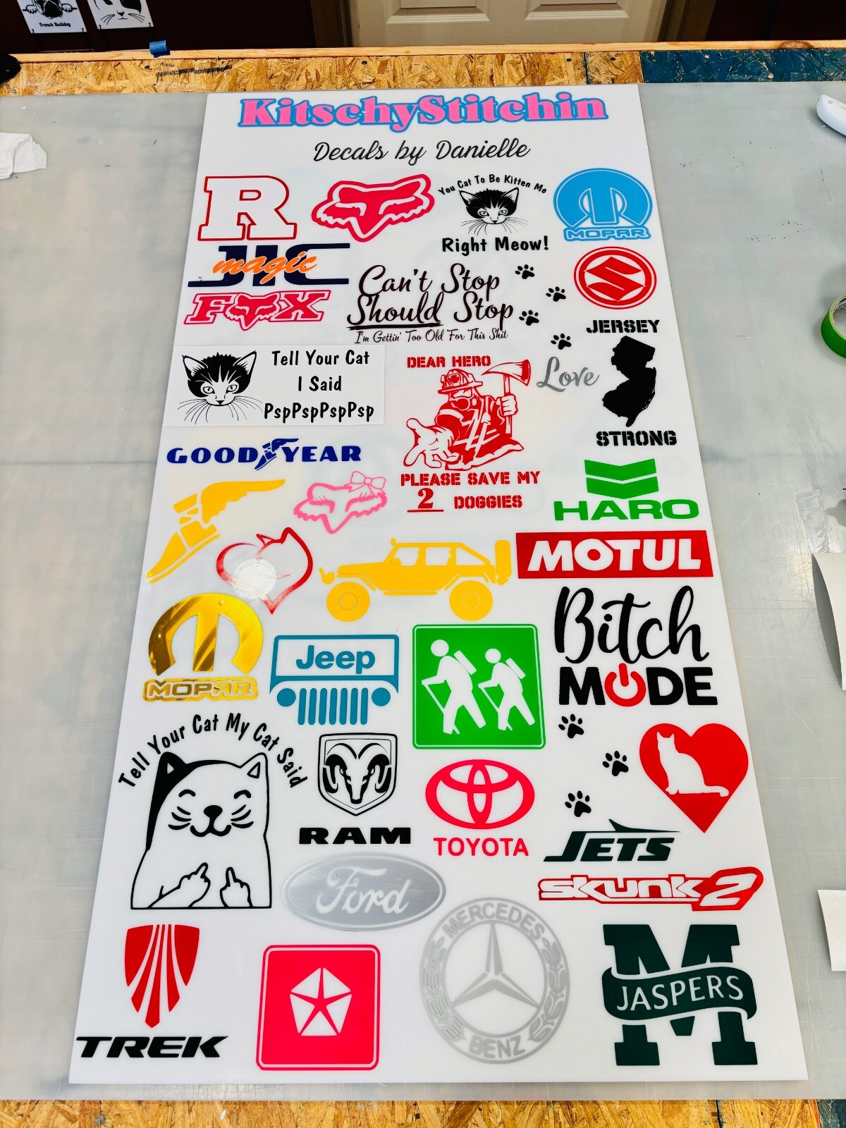 Husqvarna Vinyl Decal (NO TEXT) Many Sizes & Colors - FREE Ship Buy 2 Get 1 FREE