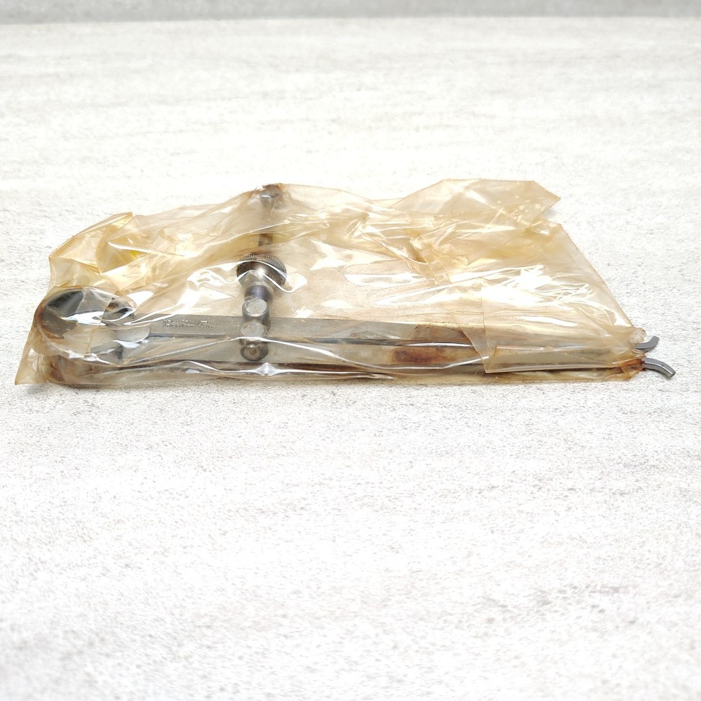 Starrett 73 Yankee Spring-Type Flat Leg Inside Caliper 5", Solid Nut, NOS