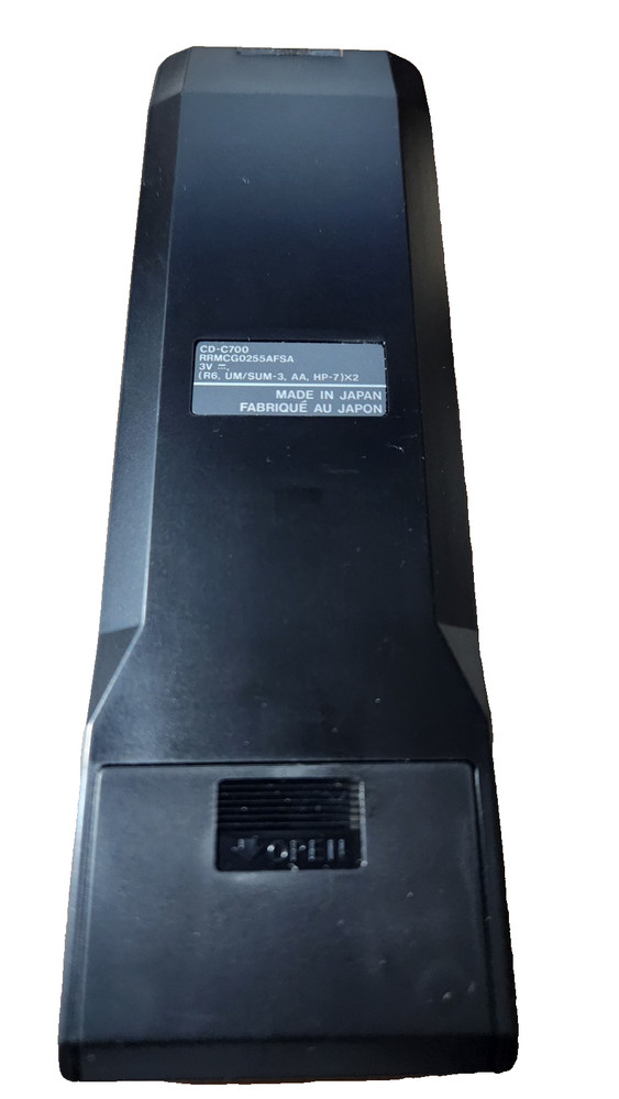 SHARP ORIGINAL REMOTE CONTROL OEM RRMCG0255AFSA USED IN VARIOUS AUDIO COMPONENTS