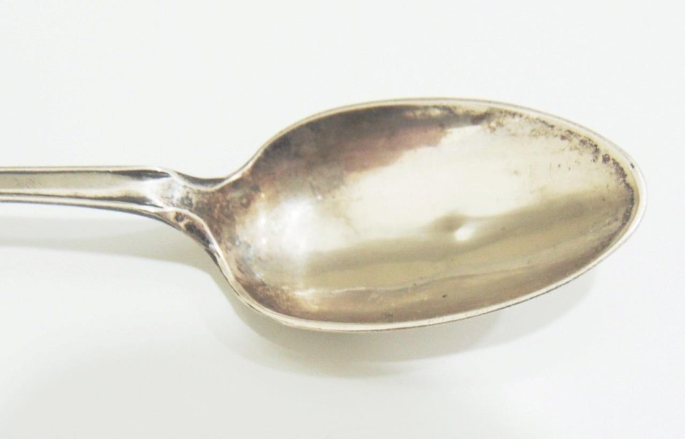 Foreign Silver Spoon 5 1/4 inch 3 Crown Hallmark