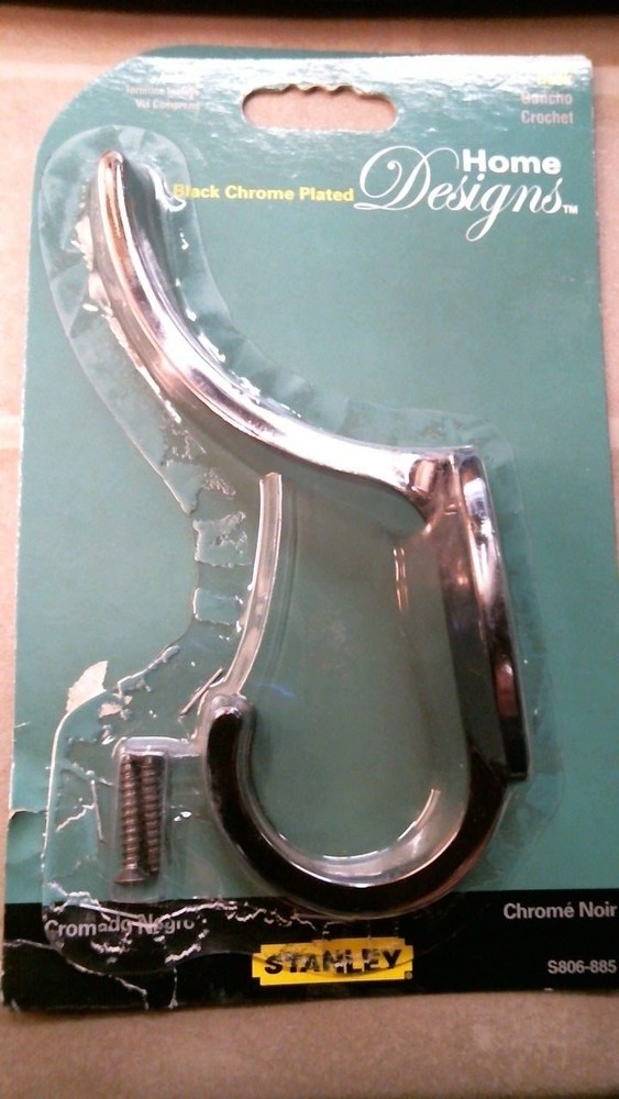 Stanley S806-885 Black Chrome Plated Hook, FS