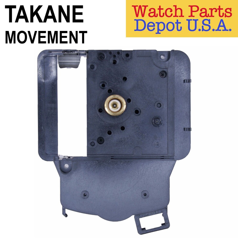Takane Made Pendulum Clock Movement Kit with Hands, Multiple Sizes (NEW!)