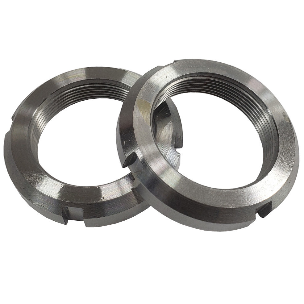 (Lot of 2) Whittet-Higgins N-08 Lock Nut,  Bearing Spanner Nut N08, 1-1/2" x 18