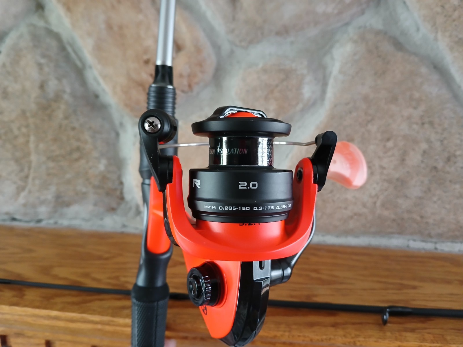 Kalon 13 Fishing 2.0 Radioactive Spinning Fishing Reel Quantum Throttle II Combo
