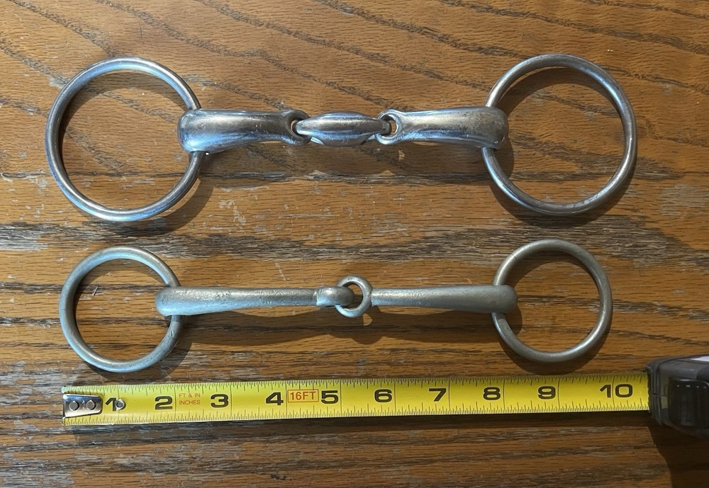 Horse Snaffle Bits Set Of 2