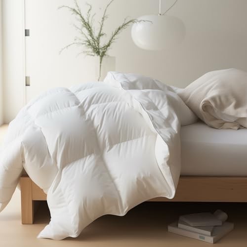 Oversized King Duvet Insert Comforter with 8 Super King White/All Season