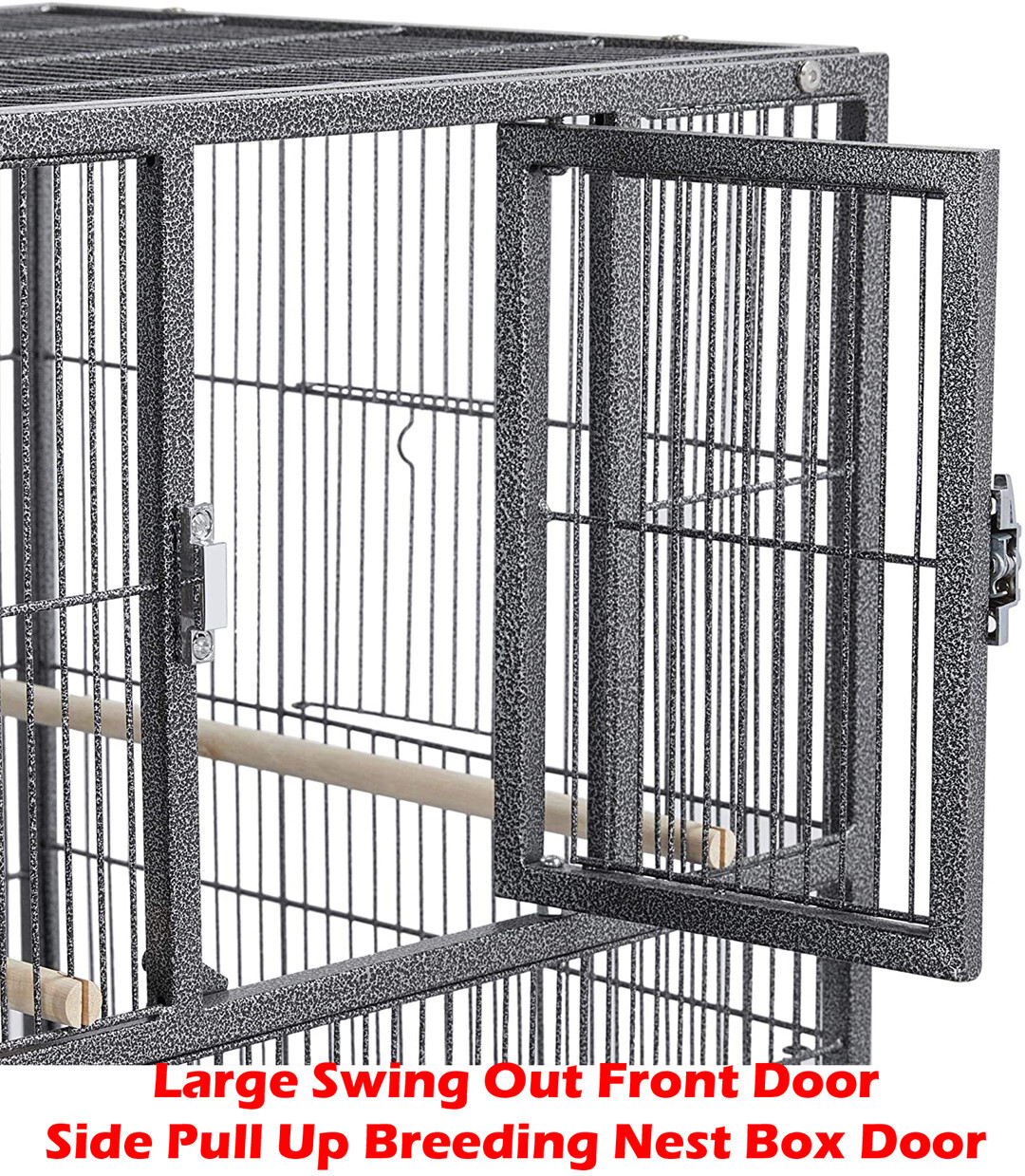 TRIPLE Story Stackable Center Divided Breeder Breeding Nest Bird Rolling Cage