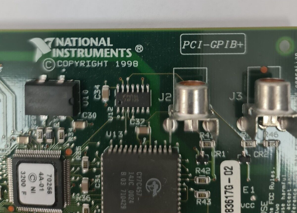 National Instruments PCI-GPIB+ Controller / Analyzer Card 183617G-02